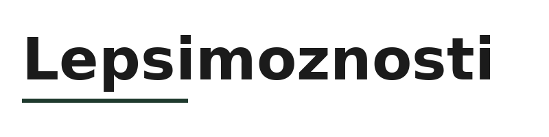 Lepsimoznosti logo